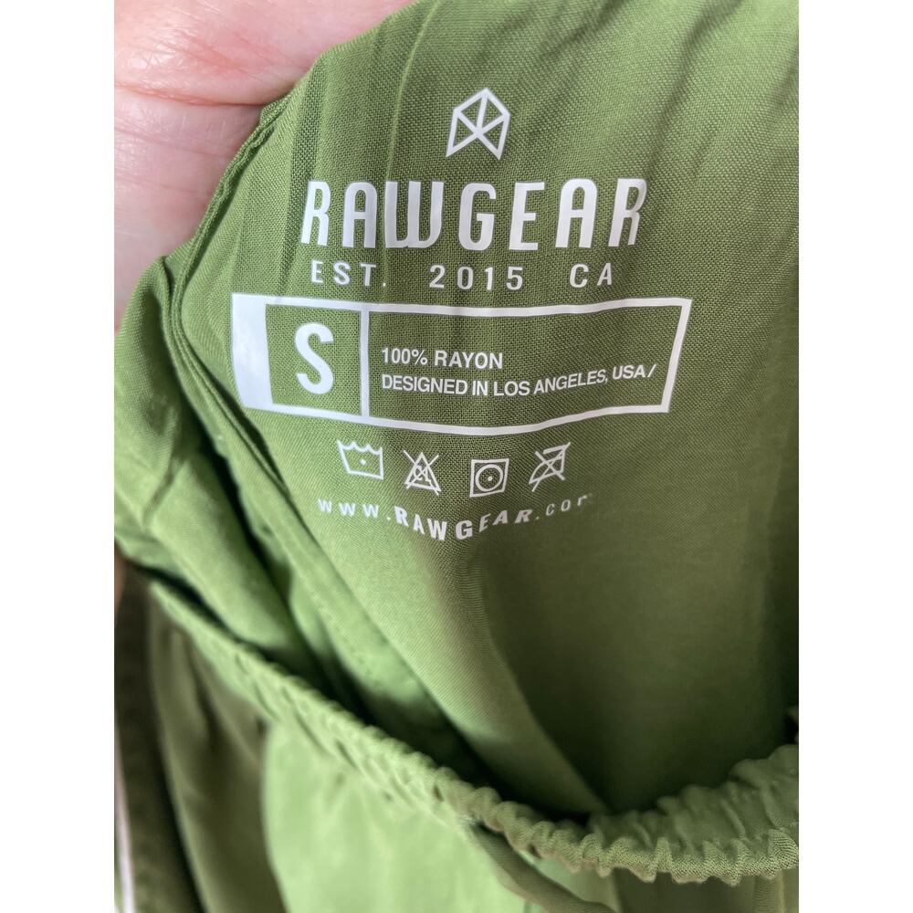 Rawgear Raw Gear Womens Pajama Pants Sleep Wear Green Small NWT Pockets - Picture 4 of 4